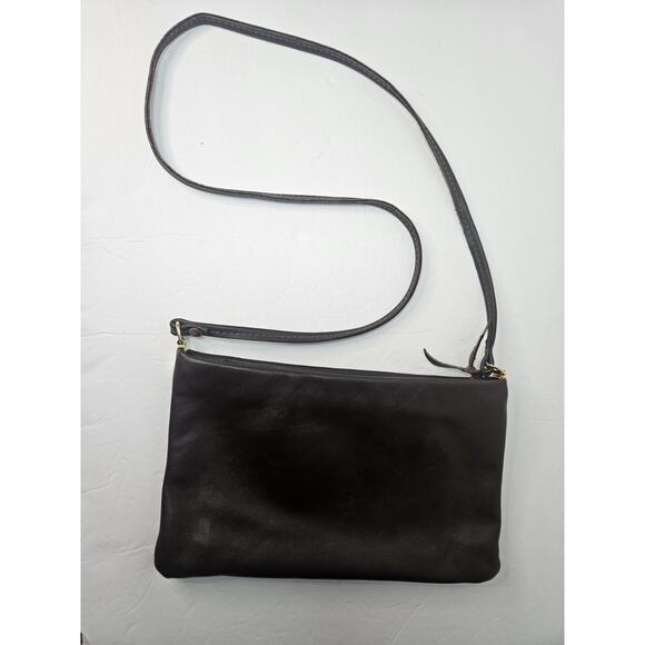 Artisan Brown Genuine Leather Small Purse Shoulder Bag Crossbody - Picture 1 of 8